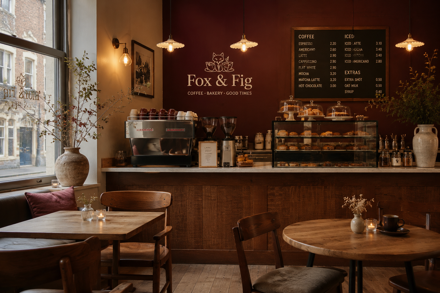 Cafe interior